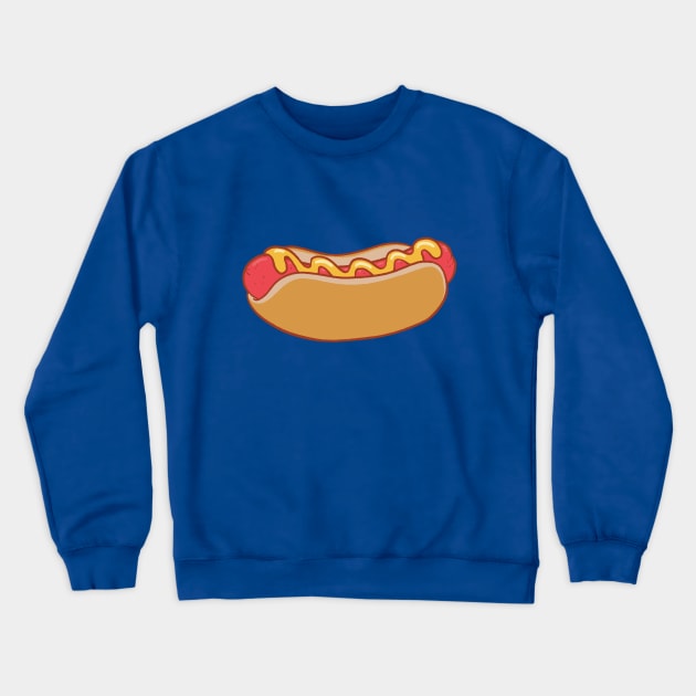 Hot Dog Crewneck Sweatshirt by Carabara Designs